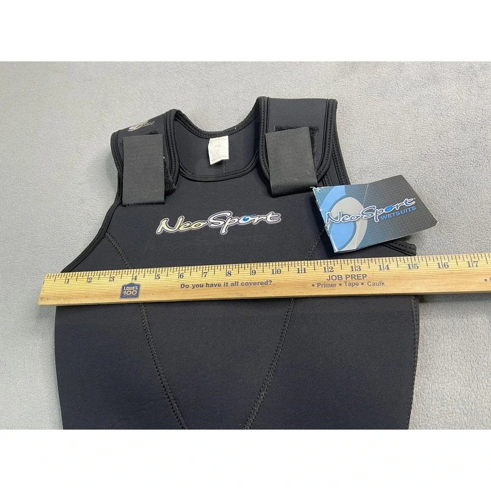 NeoSport Wetsuit Womens 6 Black 7mm Jane Long John Diving Scuba Surf Paddle Swim